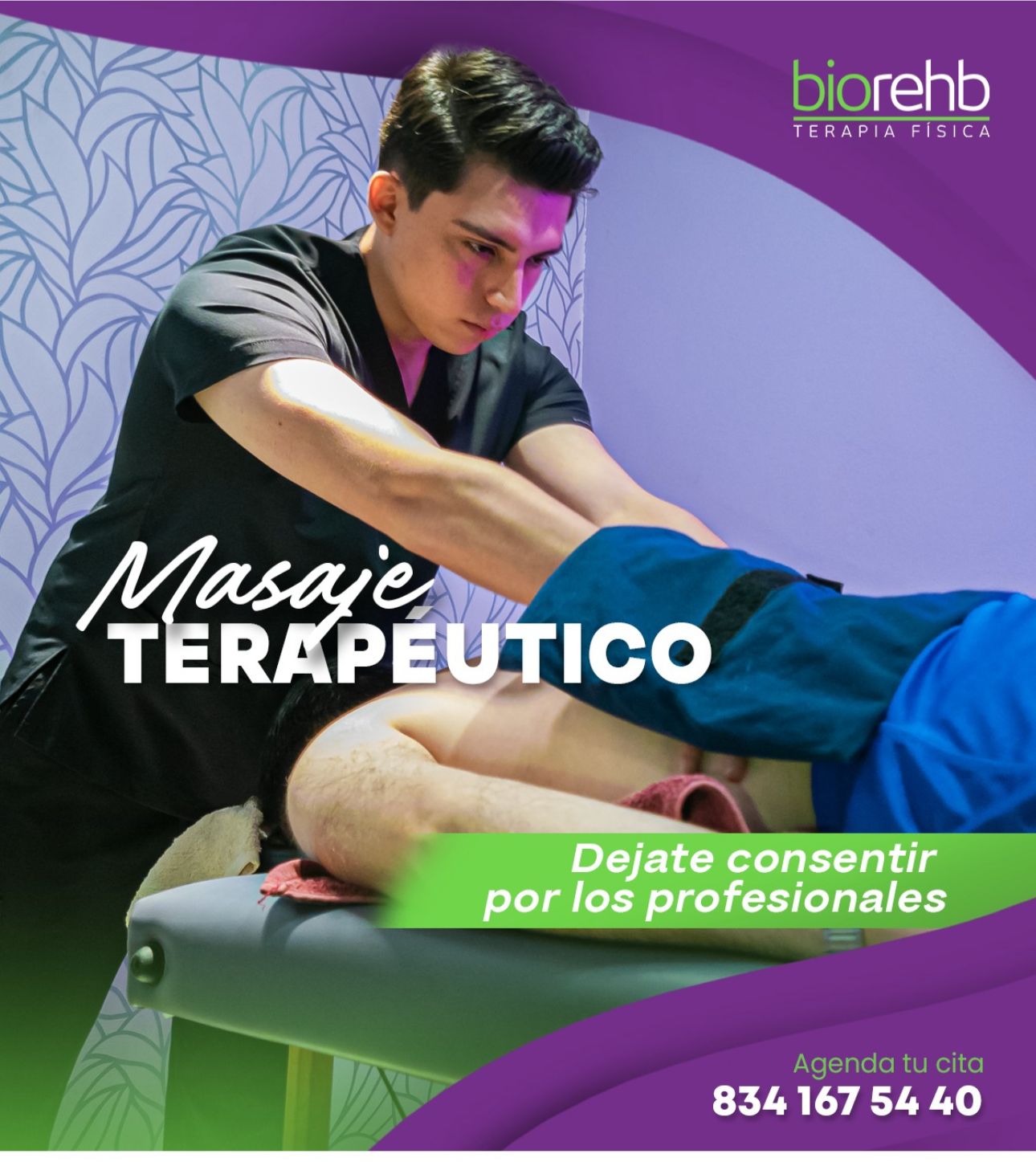 Terapia de Recuperación (Masaje Terapéutico Deportivo) Cuerpo Completo